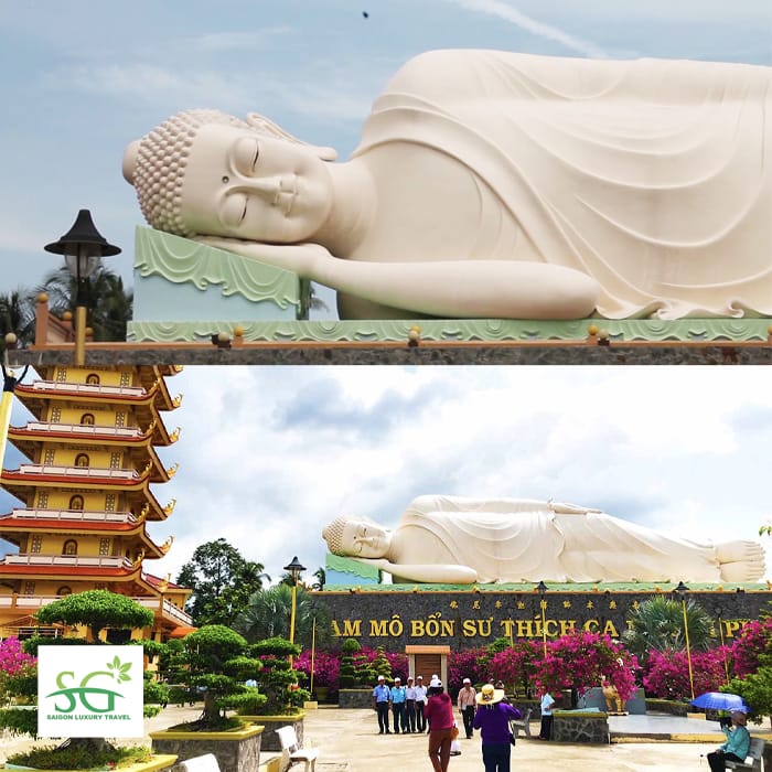 Tượng Phật nằm chùa Vĩnh Tràng